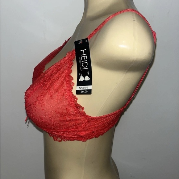 Red Lace Bralette - Picture 3 of 4